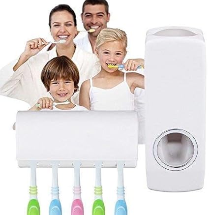 Detachable 5 Toothbrush Holders