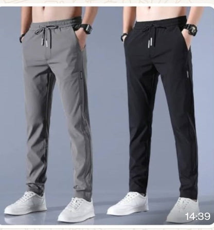 Men Sports Regular Fit Lycra Track Pant(pack of 2)